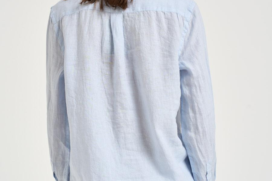 Camicia donna regular fit celeste 211970730 503 RALPH LAUREN 
