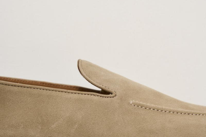 Mocassino uomo in suede beige 3413 VISONESABBIA DOUCAL'S 
