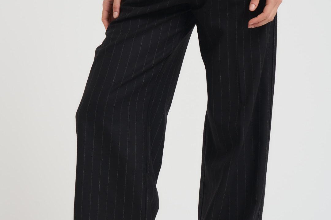 Pantalone donna sartoriale nero 14317 8002NOIR FORTE FORTE 