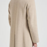 Cappotto uomo monopetto midi beige F09MUC952D 33023 MONTECORE 