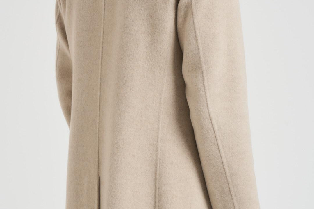 Cappotto uomo monopetto midi beige F09MUC952D 33023 MONTECORE 