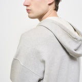 Felpa uomo con cappuccio grigia GUP02170 P00186160583 GOLDEN GOOSE 