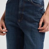 Jeans donna Bessie carrot fit in denim scuro DP784 DFE311800 DONDUP 