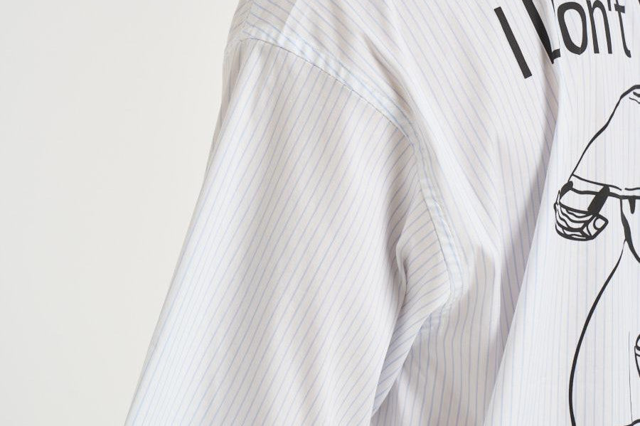 Camicia uomo a righe bianche e azzurre 705 LIGHT BLUE WOODBIRD 