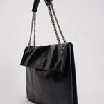Borsa donna Venus Gotham Large a spalla in pelle lucida nera B02212GOT NERO ORCIANI 
