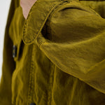 Giubbotto uomo con cappuccio verde OW072A 246 C.P. COMPANY 