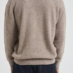 Maglia uomo girocollo tortora MKN1575 ST51 BARBOUR 