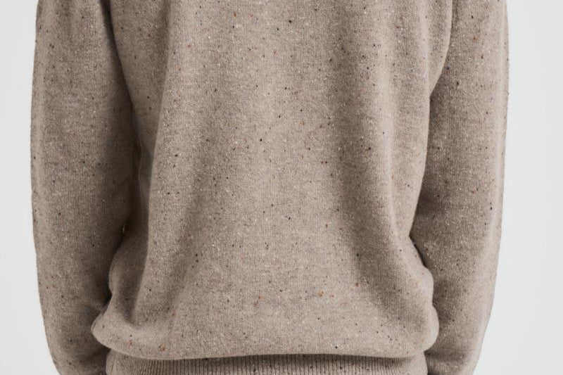 Maglia uomo girocollo tortora MKN1575 ST51 BARBOUR 