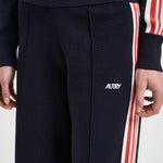 Pantalone donna in maglia blu PAPW 029B AUTRY 