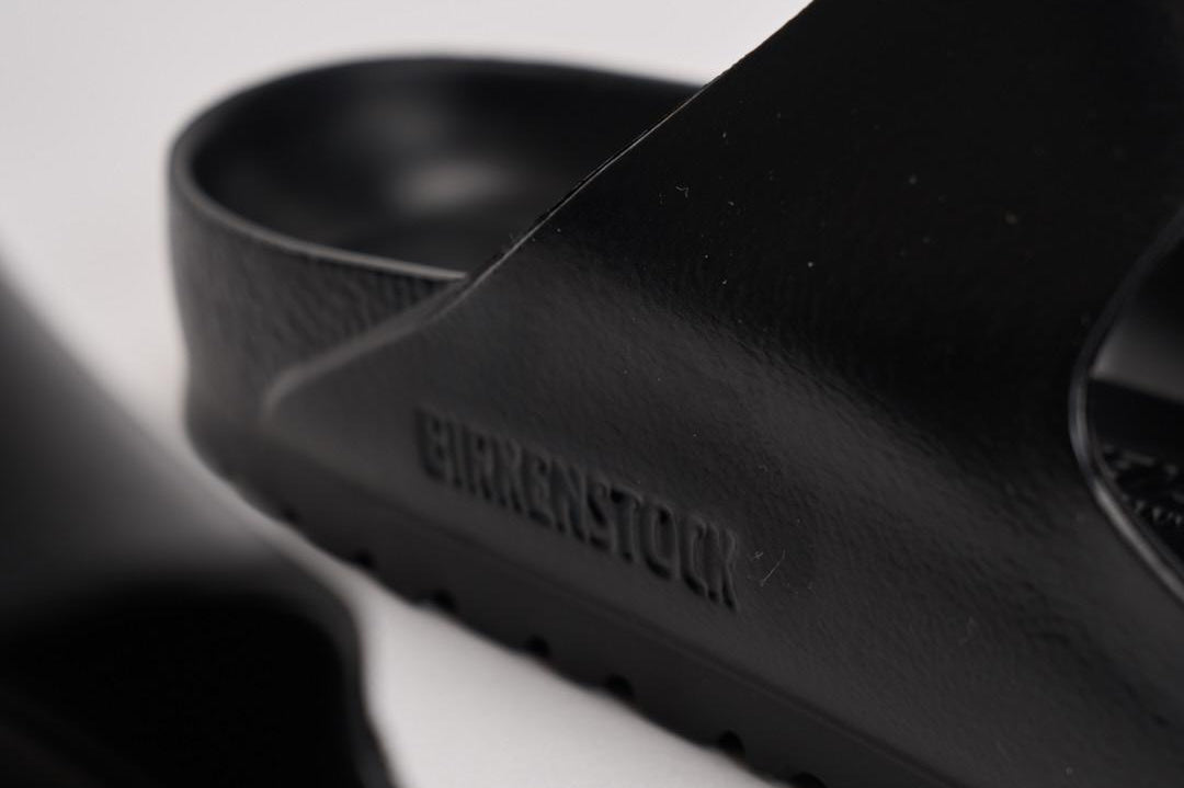 Sandalo arizona in gomma donna 129423 BLACK BIRKENSTOCK 