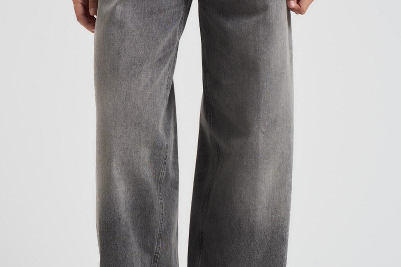 Jeans donna Bethany a palazzo grigio BETHANY FLANELGREY HAIKURE 