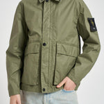 Giubbotto uomo in nylon verde militare 4100054 S0290V005G STONE ISLAND 