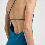 Abito donna lungo azzurro 626SS6815S OCEAN DANAME 