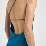 Abito donna lungo azzurro 626SS6815S OCEAN DANAME 