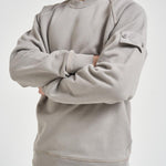 Felpa uomo girocollo grigio chiaro 6100028 S0F42V0064 STONE ISLAND 