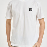 T-shirt uomo girocollo bianca con logo 2100027 S0013V0001 STONE ISLAND 