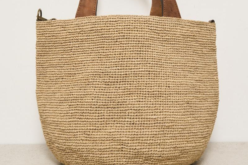Borsa donna Mirozy in rafia beige MIROZY TEA IBELIV 