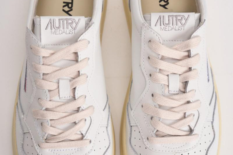 Sneakers uomo Autry Medalist bianca e blu AULM LL12 AUTRY 