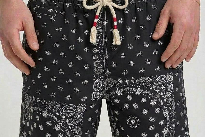Costume uomo bandana nero JUMBOFOULARD 00 MC2 SAINT BARTH 