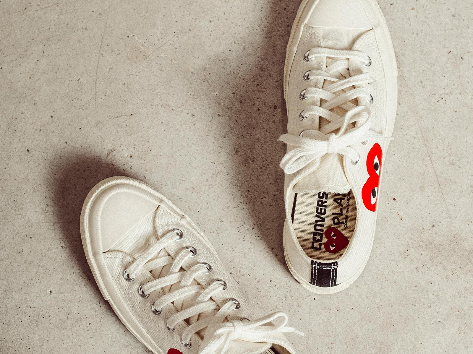 Converse x Comme des Garçons PLAY Sneaker bassa Chuck 70 K111 WHITE COMME DES GARCON PLAY 