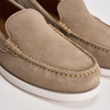 Mocassino uomo in suede beige 803932196 001 RALPH LAUREN 