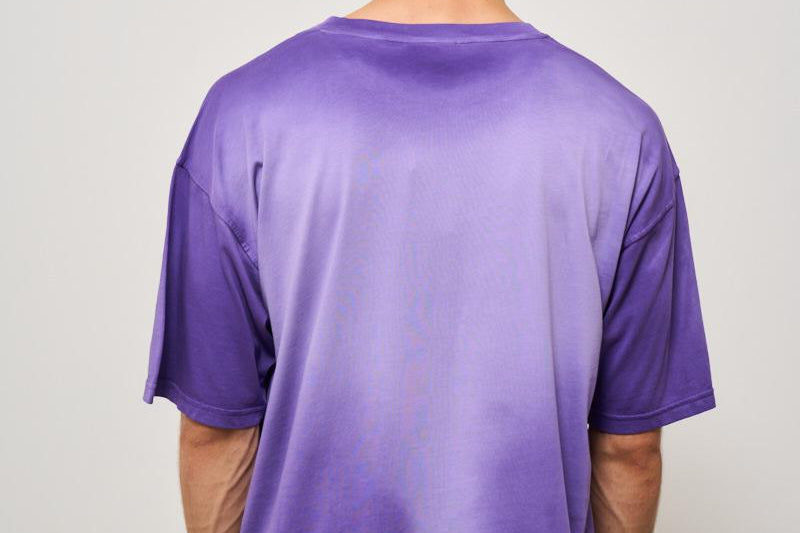 T-shirt uomo viola délavé A17627 OPKAL60P DIESEL 