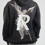 Felpa uomo Archangel grigio antracite MLM4238 BLACK REPRESENT 