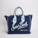 Borsa donna Vanity blu e celeste VANITY 09850L MC2 SAINT BARTH 