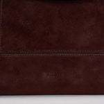 Borsa donna "Penelope" Slouch in suede bordeaux 000148 ACAISUEDE WANDLER 