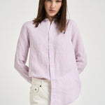 Camicia donna a righe lilla 211A96158 006 RALPH LAUREN 