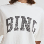 Felpa donna girocollo Jay bianca 11002 OFW1 ANINE BING 