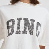 Felpa donna girocollo Jay bianca 11002 OFW1 ANINE BING 