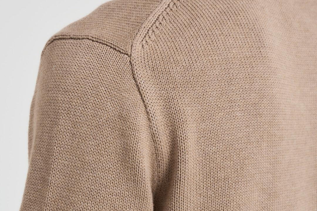 Maglia uomo in cotone beige 710810846 036 RALPH LAUREN 