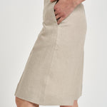 Bermuda donna in lino beige JOSEPHINE 43 BRIGLIA 