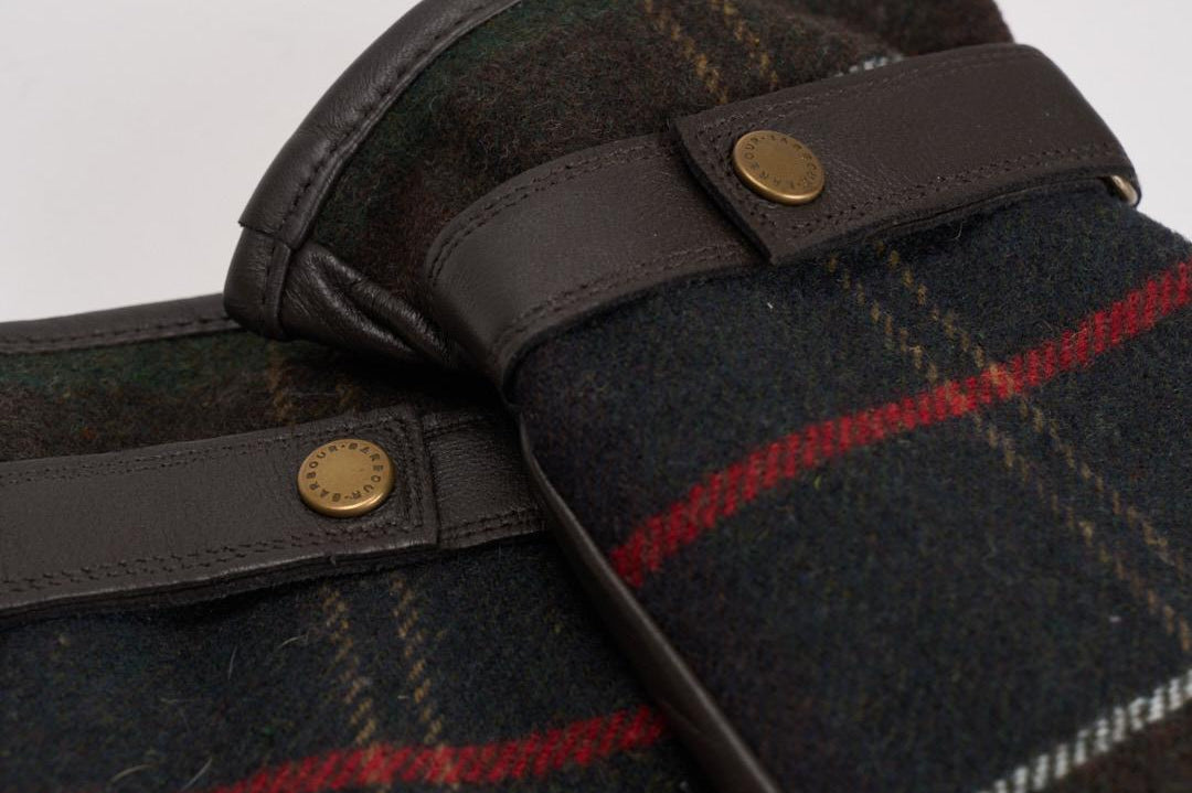 Guanti Newbrough tartan MGL0051 TN12 BARBOUR 