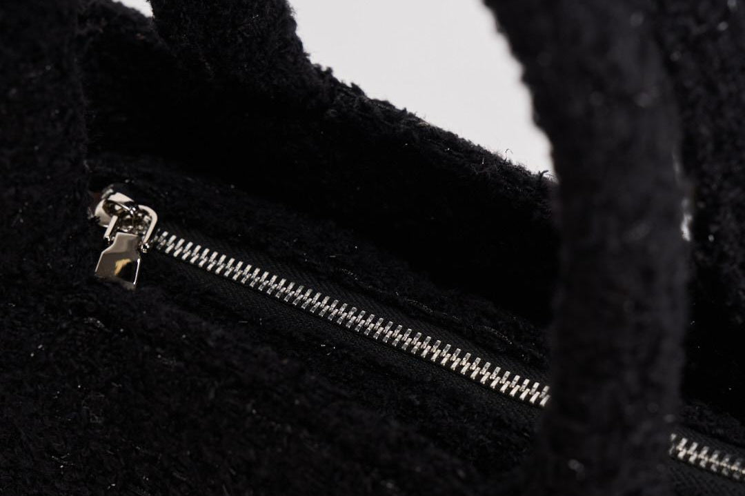 Borsa donna Colette Tweed nera COLETTETWD 00 MC2 SAINT BARTH 