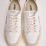 Sneakers uomo Medalist low in suede beige e grigio AULM LS01 AUTRY 