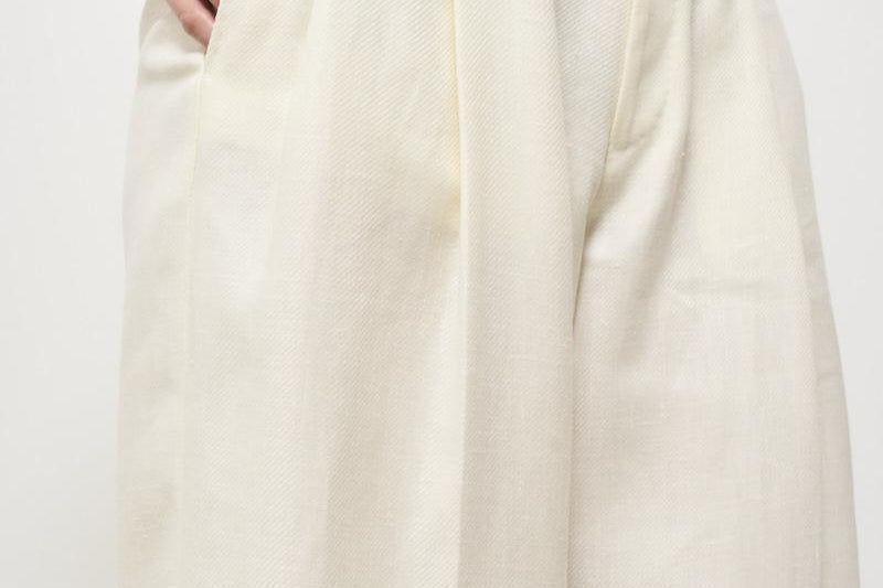 Pantalone donna a palazzo panna 8112 542501 L.B.M. 