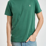 T-shirt uomo girocollo verde 710671438 422 RALPH LAUREN 