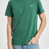 T-shirt uomo girocollo verde 710671438 422 RALPH LAUREN 