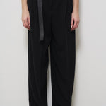 Pantaloni donna neri baggy NEOTTIA 1032701 MAX MARA STUDIO 