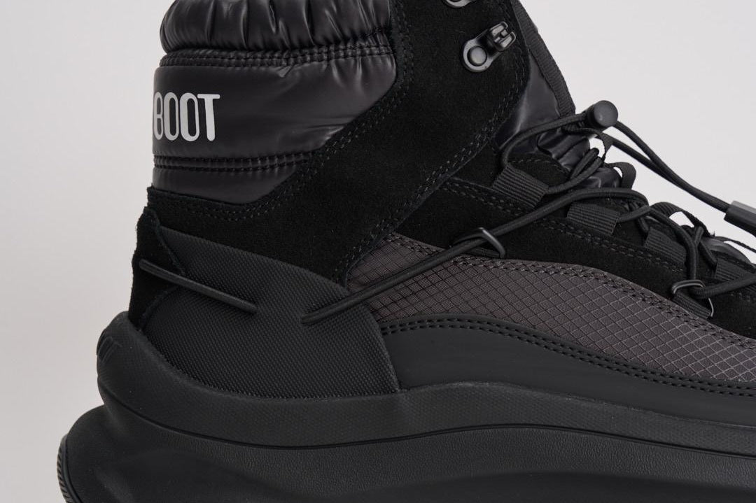 Stivale uomo MOON247 XLACE MID nero 2490030 N001BLACK MOON BOOT 