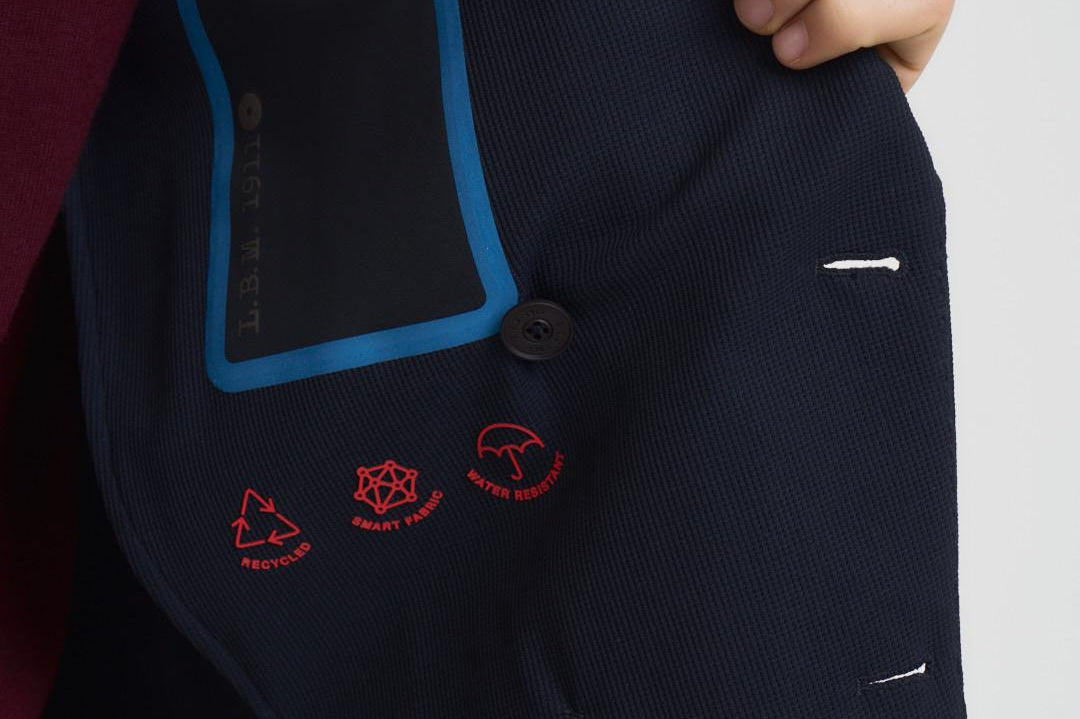 Giacca uomo doppiopetto blu notte 2845 557171 L.B.M. 