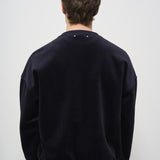 Felpa uomo nera girocollo GUP01938 P00187250907 GOLDEN GOOSE 