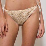 Bikini donna Virgo in maglia beige LEAH+VIRGO 00187H MC2 SAINT BARTH 