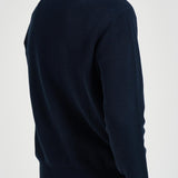 Maglia uomo con zip blu notte 5100126 S00D8V0020 STONE ISLAND 