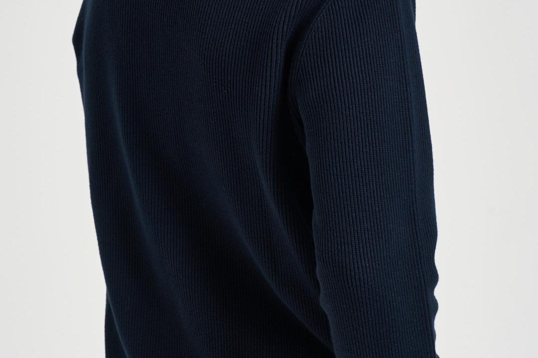 Maglia uomo con zip blu notte 5100126 S00D8V0020 STONE ISLAND 