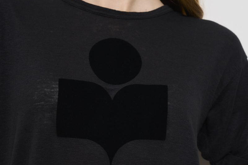 T-shirt donna nera Koldi TS0004FA A1N09E01BK MARANT ETOILE 