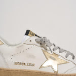 Sneakers donna Ball Star talloncino dorato GWF00117 F00078380608 GOLDEN GOOSE 