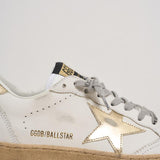 Sneakers donna Ball Star talloncino dorato GWF00117 F00078380608 GOLDEN GOOSE 